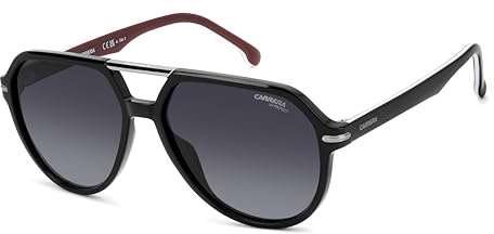 Carrera 315/S BLACK BURGUNDY/DARK GREY SHADED 58/15/145 Herrenbrillen Sonnenbrillen