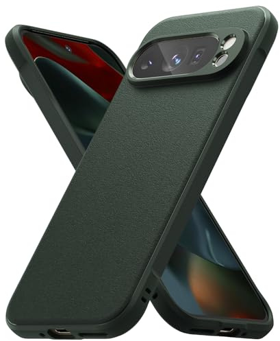 Ringke Onyx für Google Pixel 9 Pro XL Hülle, [Griffig] rutschfest Anti-Fingerabdruck Stoßfest Kratzfest Passgenau Stilvoll Handyhülle mit Präzisen Kameraausschnitten - Dark Green