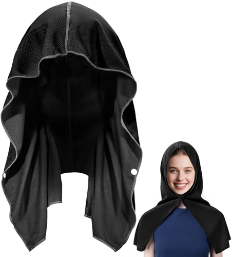 Kühlendes Handtuch Mikrofaser, Kopftuch Sports Bandana Kühlendes Hoodie-Handtuch, Kühltuch Cool Towel, Schnell trocknendes Kühlende Handtücher für Hals und Gesicht für Sport Camping Strand Outdoor (C)