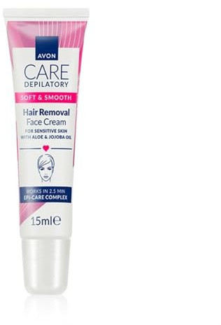 Avon Care Soft & Smooth Face Facial Hair Removal Depilatory Cream 15ml (1)