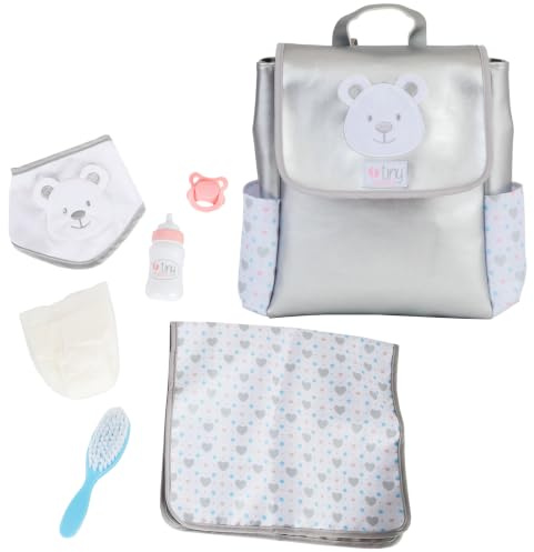 Baby Doll Changing Bag Rucksack & Baby Doll Accessories Set