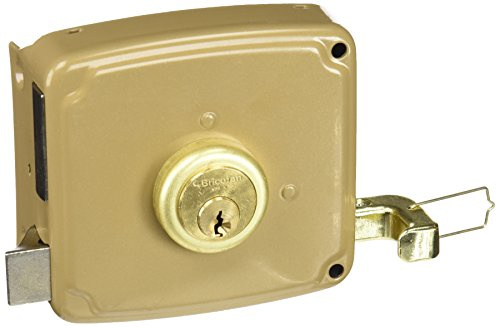 CERRADURA SOBREPONER C/CERRADERO 100mm IZQUIERDA - Unid: 1
