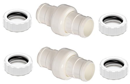 ATIE 360 Poolreiniger-Schlauch, Drehgelenk 9-100-3002 & Mutter 9-100-3109 Kombi-Kit für Zodiac Polaris 360 Poolreiniger-Schlauch, Drehgelenk 9-100-3002 und Mutter 9-100-3109 (2 Stück)