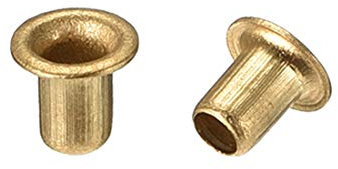 sourcing map 3mmx4mm À Travers Trou Cuivre Creux Rivets Œillet Circuit Planche PCB 200Pcs