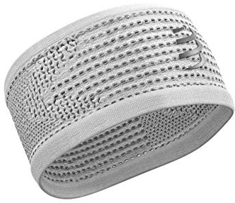COMPRESSPORT Unisex Headband on/Off Cinta antitranspiracion de correr, White, One Size UK