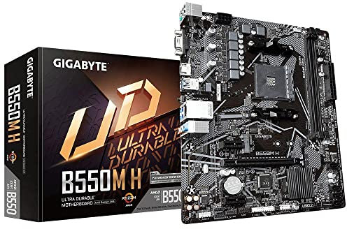 Gigabyte B550M H mATX Motherboard for AMD AM4 CPUs