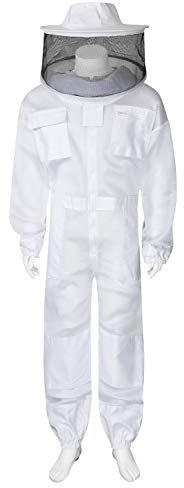 Germerott Bienentechnik Imkerschutzanzug AIR leichte Ausführung mit abnehmbarem Schleier zum angenehmen Arbeiten an den Bienen auch im Hochsommer (XL)