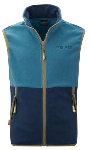 Trollkids Kids Kjerag Vest 128, dark marine