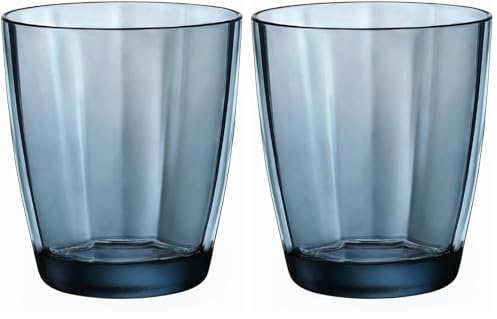 Bormioli Rocco Lot de 12 beakers Pulsar Bleu Eau 30 Verre de vin Verre et Calice