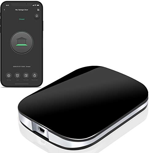 Smart WiFi Garage Door Opener Remote,Work with Amazon Alexa,Google Assistant,Siri,iPhone, Android,Open and Close Garage Door from Anywhere,Only 2.4GHZ,No Hub Needed
