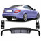 W204 C204 Diffusor Stoßstange Hinten Schwarz Matt + Halter für C63 AMG