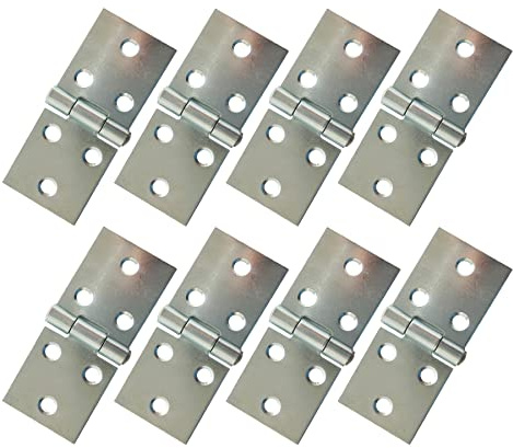 GEFONG Charnière de Table Pliante 270 Degrés pour Rabats de Table ou Rabats Avant de la Porte Armoire 91x38mm Lot de 8 Pièces