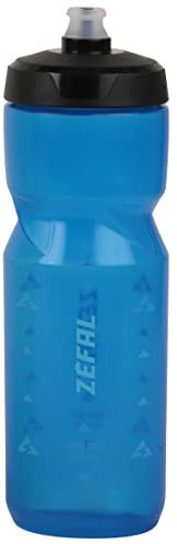 ZEFAL Sense Soft 80 - Bidón Ciclismo y MTB - Botella Bicicleta y Deporte Sin BPA - Azul Translúcido, 800 ml
