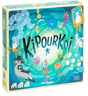Blue Orange - Kipourkoi - Jeu de Société Coopératif - Ambiance - Idéal en Famille ou Amis - A partir de 8 Ans