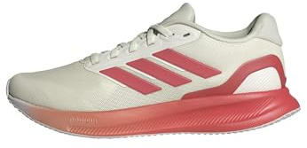 adidas Femme Runfalcon 5 Running Shoes, Off White/preloved Scarlet/Dash Grey, 40 EU