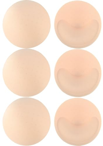 AYNKH 3 Paires d'Inserts de Soutien-Gorge Amovibles, Inserts de Rembourrage Réutilisables et Épaissis pour la Poitrine, Inserts de Soutien-Gorge Invisibles Sportcups pour Maillot de Bain Bikini