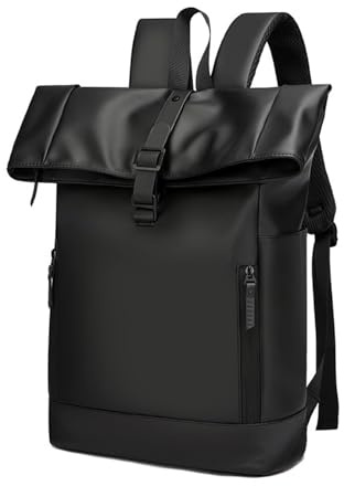 Herrryggsäck med Argyle-design, stor kapacitet, pendling, fritid, resor, 15,6 tum, datorväska, vandringsryggsäck(Black 02)