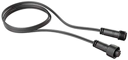ledscom.de Câble de rallonge pour système de Connexion DOP (IP44), 1 m, Noir