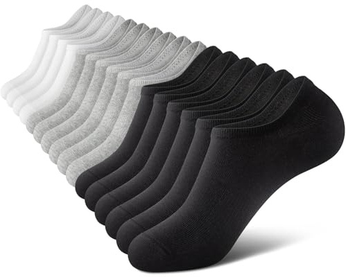 wernies No Show Men Socks, Low Cut Ankle Sock, Men Short Socks Casual Cotton Socks Size 6-10