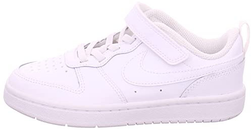 Nike Jungen Court Borough Low 2 (Psv) Sneaker, White/White-White, 34 EU