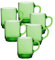 DURALEX Set di 6 tazze impilabili in vetro temperato da 26 cl, resistenti tazze da cucina per caffè, tè, colazione, uso quotidiano, Set di tazze in vetro della collezione Versailles