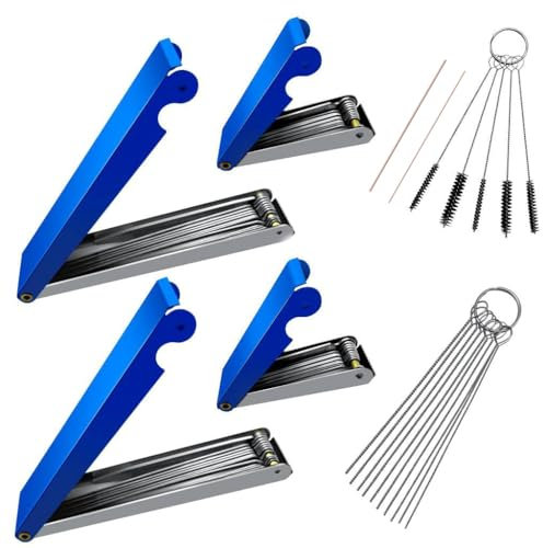 Strongthium Cutting Torch Tip Cleaner Tool kit for Welding Nozzles Carb Carbon Carburetor Jet Sprinklers and Shower Heads Spray Guns Orifices Wires Needles in Set