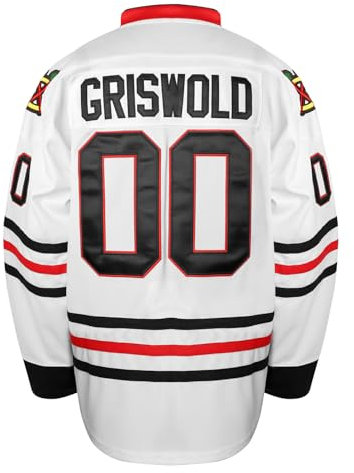 Eishockey-Trikot – X-Mas Movie #00 Hockey-Trikots genähte Buchstaben Zahlen für Ehemann Vater Größe S-XXXL