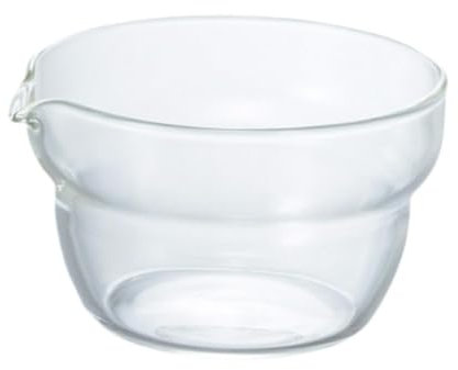 Milageto Bol à thé en verre borosilicate avec bec, bol à matcha en verre traditionnel, 200ml