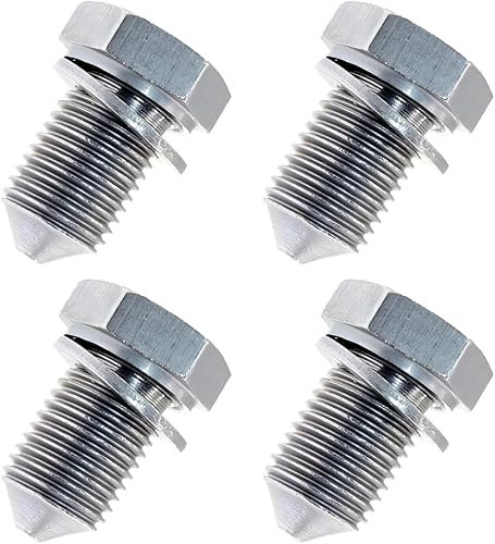 Hitopin Scarico Dell'Olio Magnetico Dado, 8PCS Vite di scarico dell'olio magnetica, M14 x 1,5CM, Viti magnetiche di scarico dell'olio, vite per vasca dell'olio, applica ai N90813202, N90288901