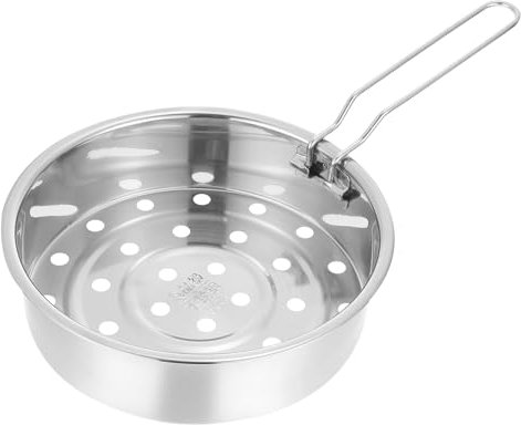 KICHOUSE Vaporera Inoxidable Con Cesta De Vapor Para Dim Sum Utensilios De Cocina Mango Extraíble Anti-escaldaduras Conservación De Nutrientes