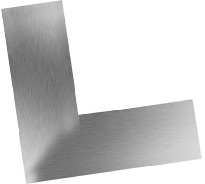 kowaku Cazzuola Angolare a 90° per Applicazioni Interne Ed Esterne, Utensile in Acciaio Inossidabile per La Finitura Superficiale, 30x30 Cm