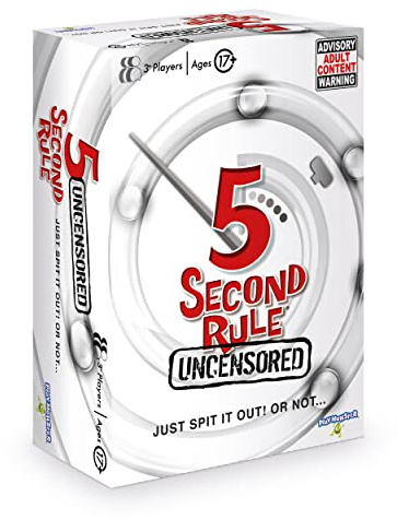 PlayMonster 5 Second Rule Uncensored - Quickfire Card Game for Adult Party Fun - Drinking Games - Ages 17+