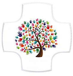 Fritz Cox Holzkreuz 'Lebensbaum'