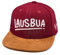Du Hirsch Bayerisches Snapback Cap Kinder Lausbua Weinrot Filz L