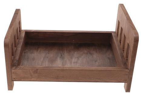 OSALADI Neugeborenen Requisiten Baby Bett Fotografie Holz Bett Requisite Säugling Requisite Unterstützt Bett Baby Foto-Shooting Zubehör