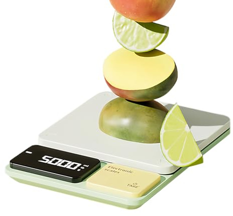 Báscula Para Alimentos,Función de Tara Recargable - Báscula De Cocina Para Cocinar Y Hornear,Para Café, Pan, Condimentos, Postres, Hogar, Panadería, Restaurante, Catering, Camión