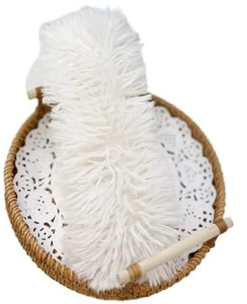 Ouyniei 2Pcs Plush Cat Pillow with Catnip for Deep Sleep and Interactive Play, Self-Entertainment for Indoor Cats(White-2pcs)