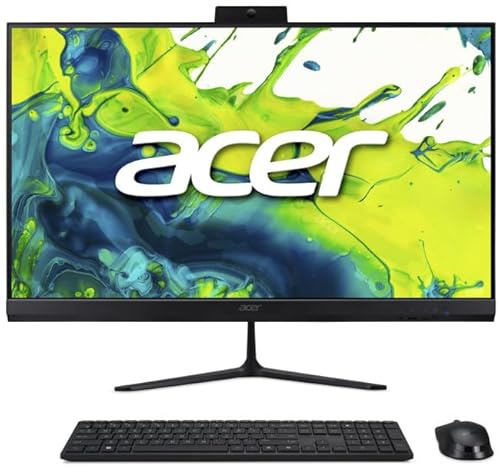 acer Aspire C27-B All-in-One Desktop PC | 27 Full HD 120Hz Display | Intel Core i5-13420H | 8GB DDR4 RAM | 512GB SSD | Intel UHD Graphics | Wi-Fi 6 | Windows 11 Home | Black | DQ.BR7EK.002