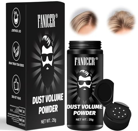 25G Polvo de Peinado para Hombres, Polvos pelo Hombre, Texturizador de Cabello, Polvos Texturizantes pelo Hombre, Apto para Todo Tipo de Cabellos, Mantiene el Cabello Suave y Esponjoso Todo