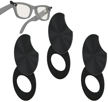 Generic Cubierta De Cámara Para Gafas, Tapa De Lente De Privacidad Con Diseño Delgado Deslizante Y Opción Adhesiva, Compatible Con Gafas Inteligentes, Cámaras Web Y Marcos Ópticos, 3 Unidades