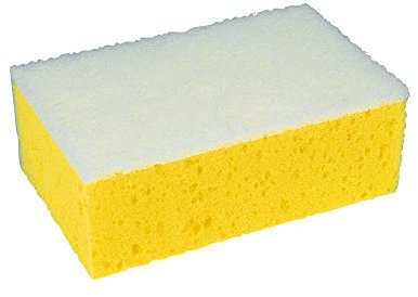 Karl Dahm Spezialreinigungs-Schwamm 18 x 11 x 6cm I Putzschwamm zum mühelosen Entfernen von Kleber- & Mörtelresten I Auch zur Standardreinigung –10226