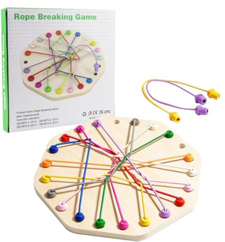 Sechseckiges Knobelspiel - Logiktrainer für Kinder Erwachsene, Entspannendes Geschicklichkeitsspiel mit Herausforderungen, Tragbares Reisespiel, Familienfreundli