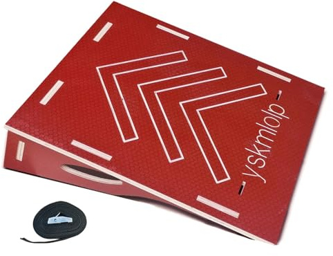 Jump Practice Ramp for Skateboards,BMX Bike,Bicycle,RC Car & Roller Skating - Kids ramp for Jumping Practice, Easy to Assemble & Portable (26 L x 24 W x 8 H)