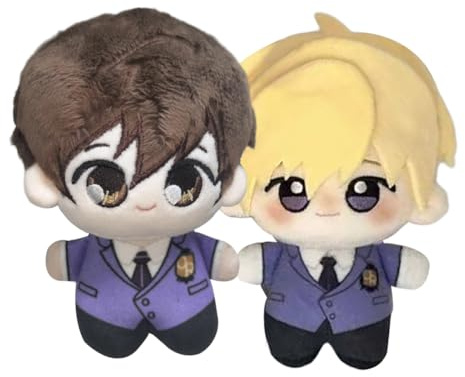 Zhongkaihua Fujioka Haruhi/Suo Tamaki plysch anime hänge figur mjuk fylld 10 cm väska nyckel ryggsäck tillfällen dekorationer gåvor