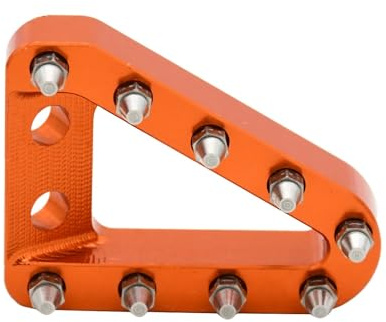 bromskopplingsspak Motorcykel bakbromspedal stegplatta spets passar för EXC EXCF SX SXF XCF XCW TPI 125 150 200 250 300 350 400 450 500 2008-2023(Style B Orange)