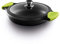 CASTEY - Cacerola Baja de Inducción, 24 cm, Modelo F3-IR24, Aluminio, con Tapa, Revestimiento Antiadherente, Distribuye de Forma Homogénea el Calor, Resistente y Duradera, Libre de PFOA