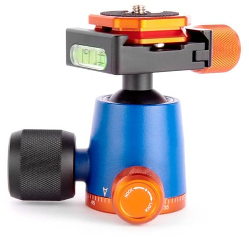 3 Legged Thing AirHed Neo 2.0 Tripod Head - 360 Degree Arca-Swiss Compatible Ballhead - Tripod and Monopod Compatible (AHNEOBLUE2.0)