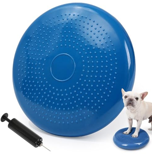Tapis d'équilibrage pour chien avec surfaces texturées, fitness, stabilité, entraînement debout, amélioration des postures
