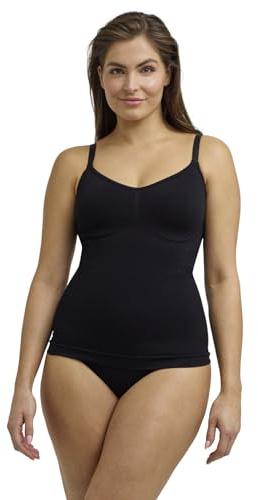 FALKE Smart Support Shaping W S/l Sh fil fonctionnel respirant 1 pièce, Haut sous-vêtement sculptant Femme, Noir Black 3000, XL