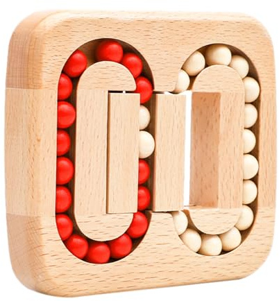 Cubo Magico Fagiolo – Gioco Puzzle Dita | Cubo Magico Fagiolo Rotante | Puzzle Antistress Portatile | Gioco Educativo Іq Per Bambini & Adolescenti, Giocattolo Fidget In Legno Compatto